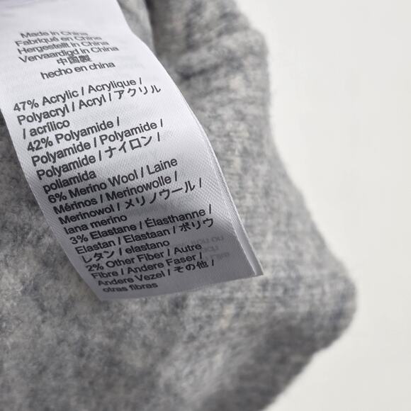 crewcuts Sweater Girls Small 6-7 Gray Fair Isle Mock Neck Merino Blend Metallic - Picture 9 of 11